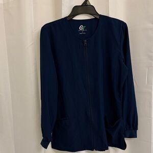 Navy Blue Women's scrub jacket
